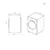 Hoover HLE V9DG-80 9kg Vented Tumble Dryer - White